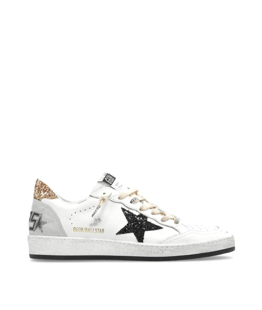 GOLDEN GOOSE DELUXE BRAND Белые кожаные кроссовки, фото 1