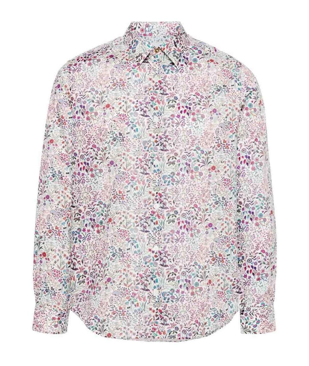 PAUL SMITH Мульти хлопковая кэжуал рубашка, фото 1