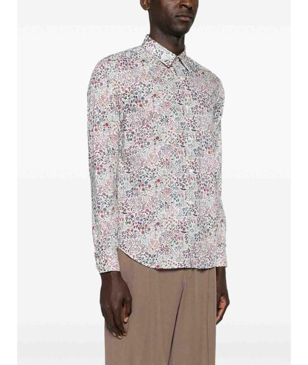 PAUL SMITH Мульти хлопковая кэжуал рубашка, фото 4