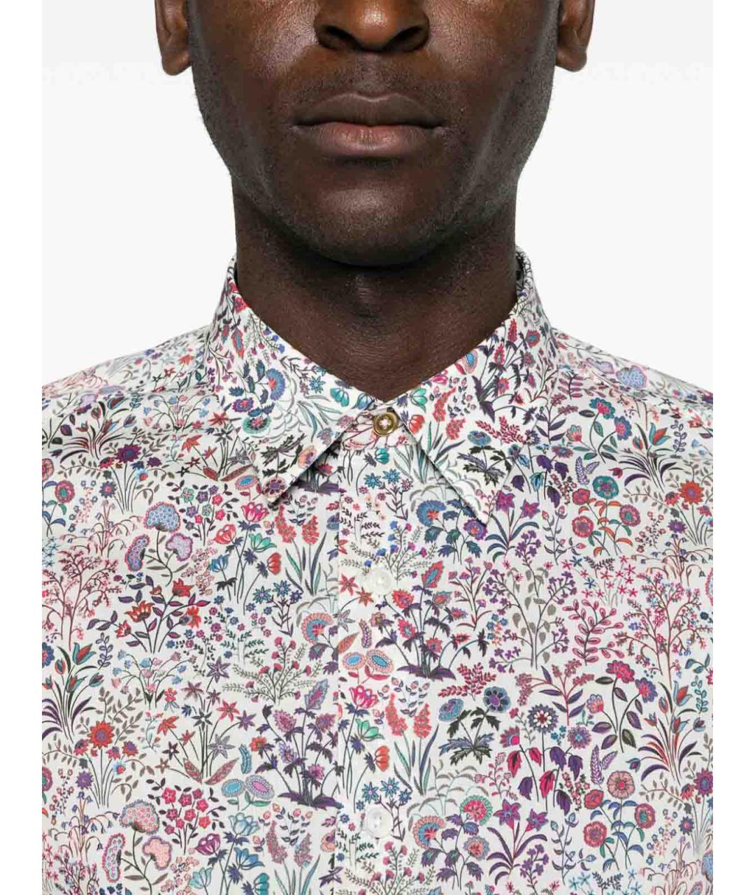 PAUL SMITH Мульти хлопковая кэжуал рубашка, фото 5
