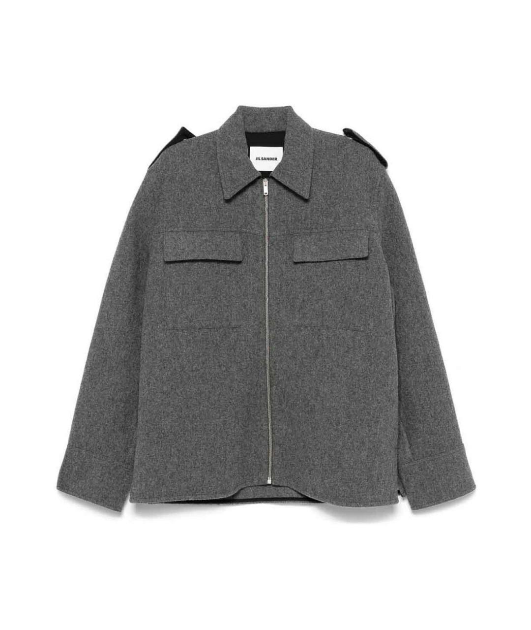 JIL SANDER Серая куртка, фото 1