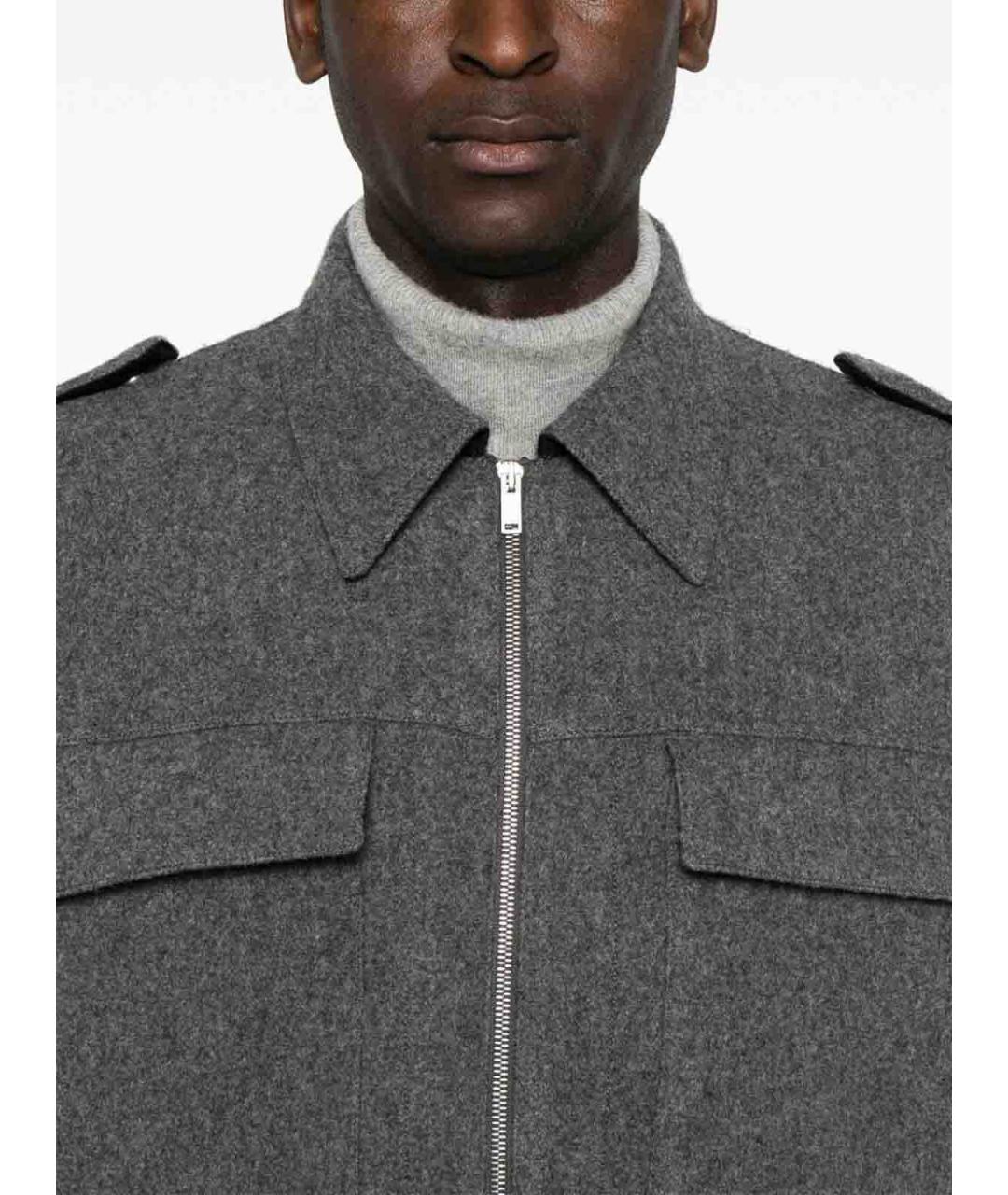 JIL SANDER Серая куртка, фото 2