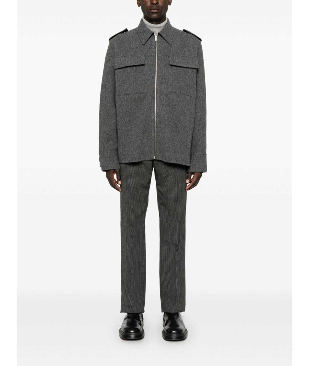 JIL SANDER Серая куртка, фото 4