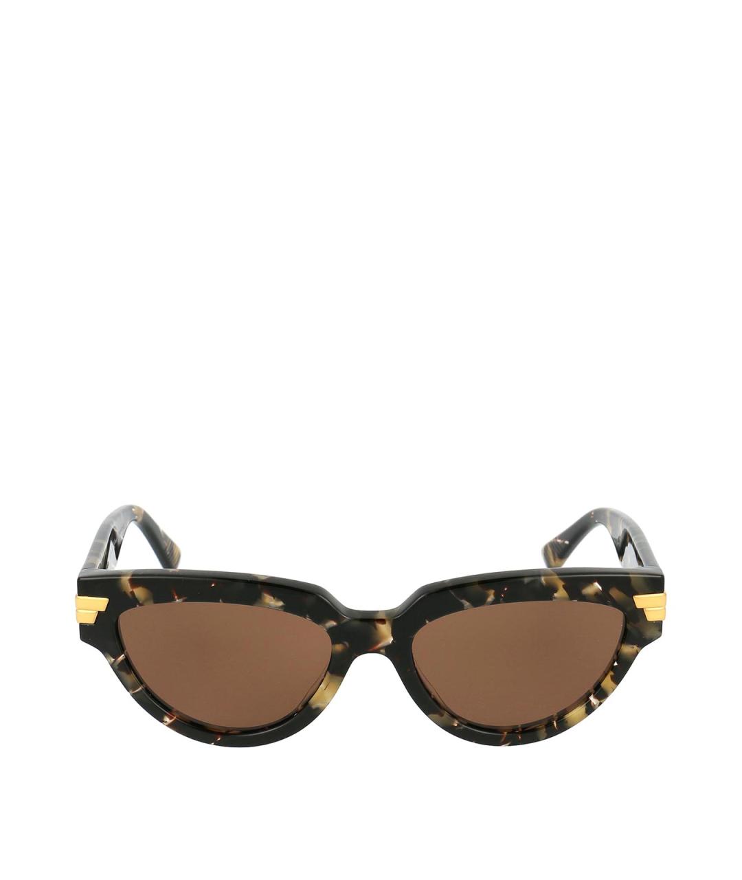 BOTTEGA VENETA Коричневые солнцезащитные очки, фото 1