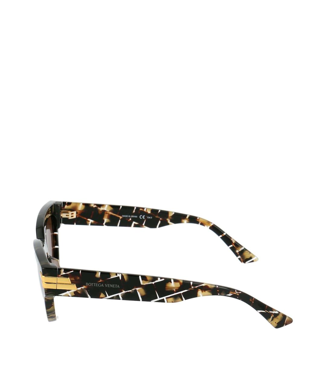 BOTTEGA VENETA Коричневые солнцезащитные очки, фото 3