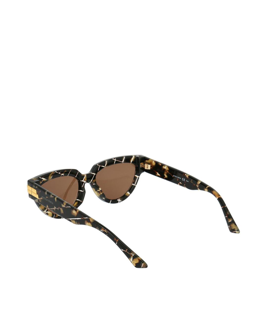 BOTTEGA VENETA Коричневые солнцезащитные очки, фото 4
