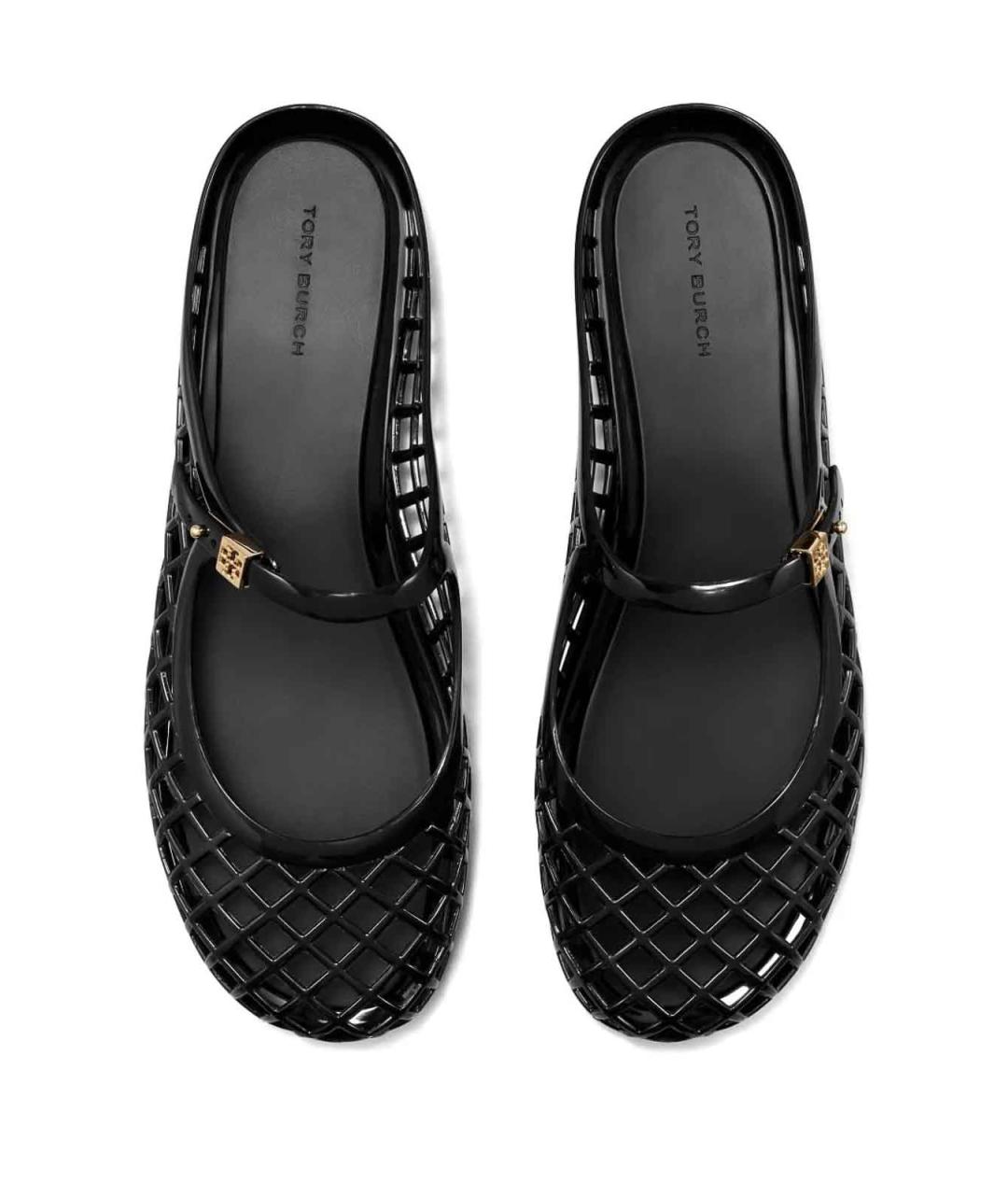 TORY BURCH Черные балетки, фото 2