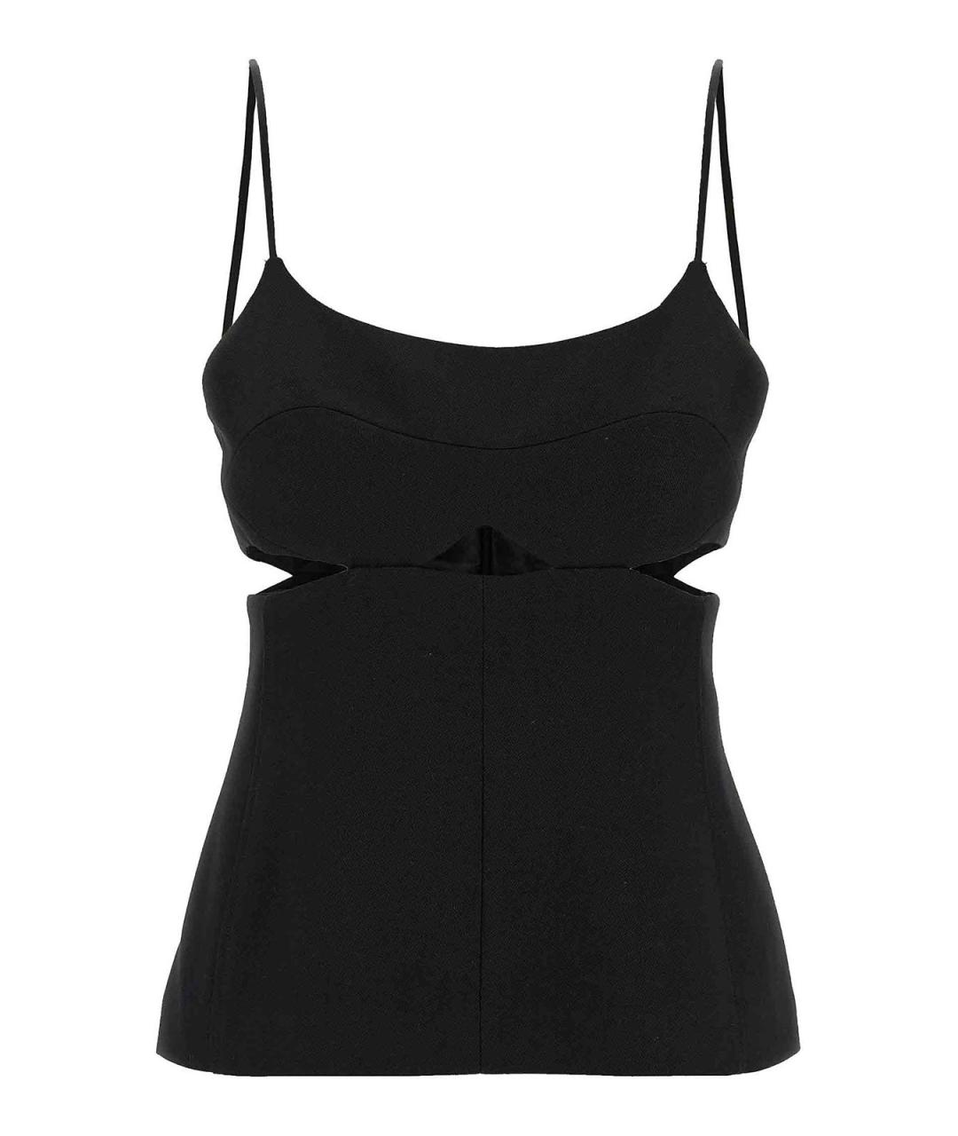 VICTORIA BECKHAM Черная майка, фото 1