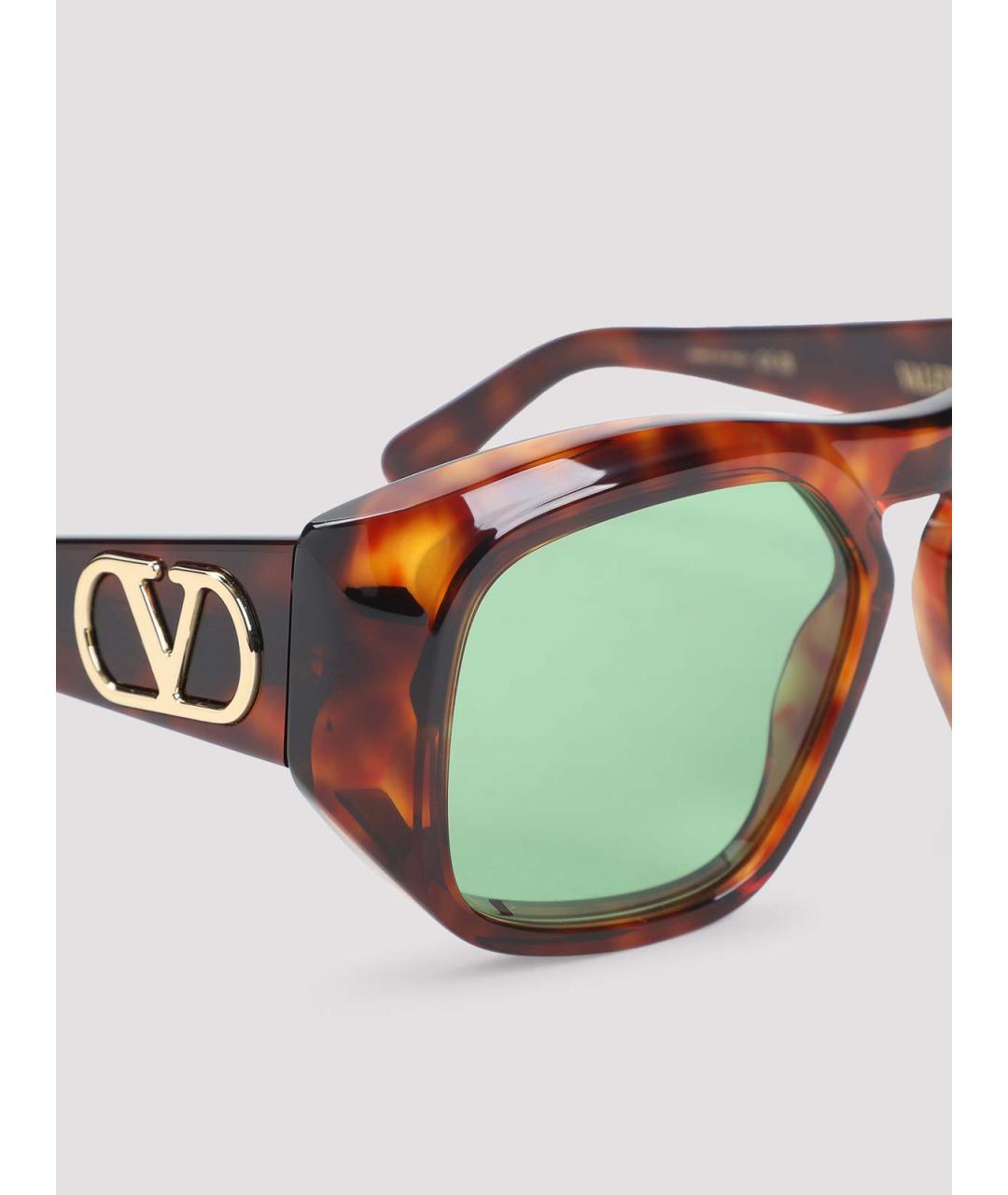 VALENTINO Коричневые солнцезащитные очки, фото 3