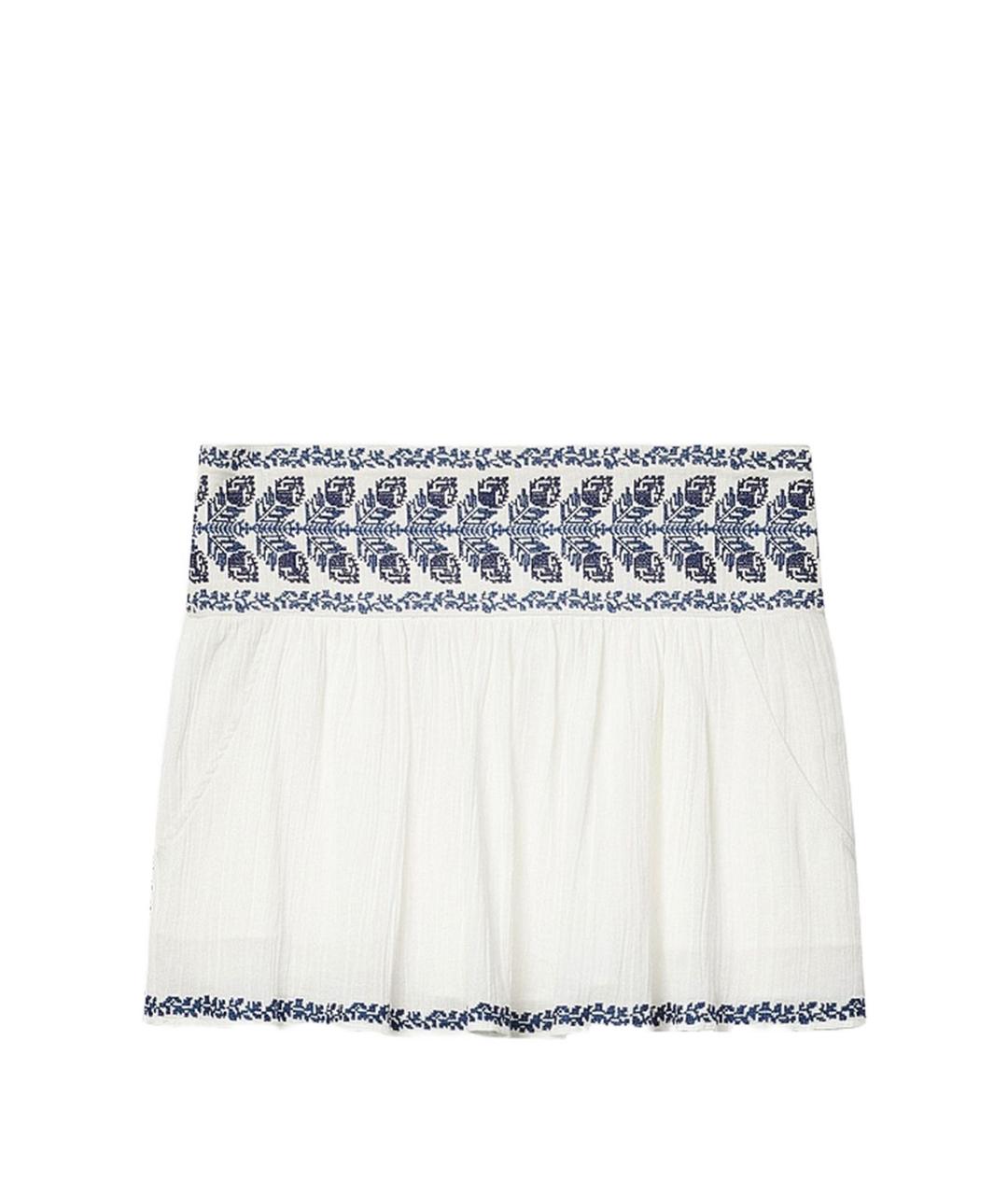 ISABEL MARANT Синяя хлопковая юбка мини, фото 1
