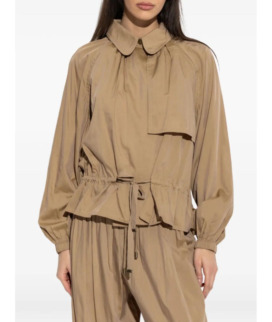 ISABEL MARANT Хаки полиамидовая куртка, фото 4