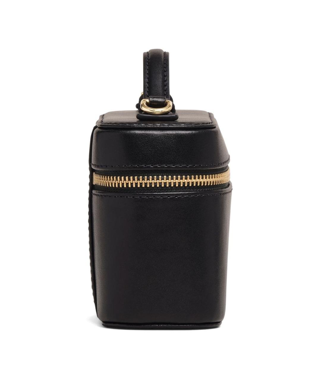 MARC JACOBS Черная кожаная сумка с короткими ручками, фото 2
