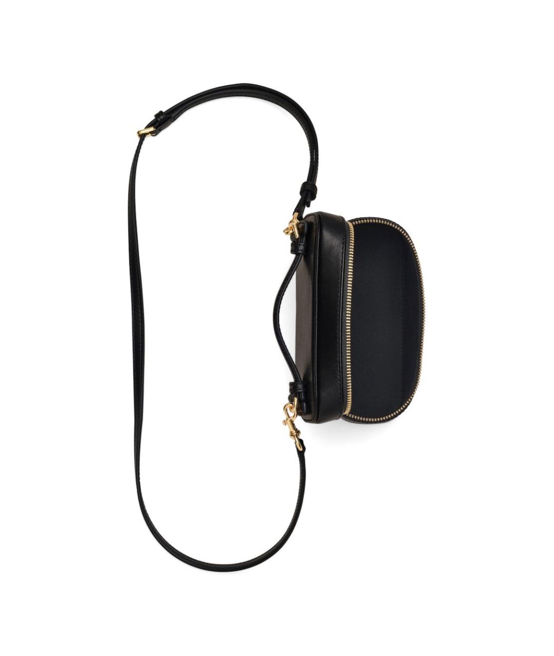 MARC JACOBS Черная кожаная сумка с короткими ручками, фото 3