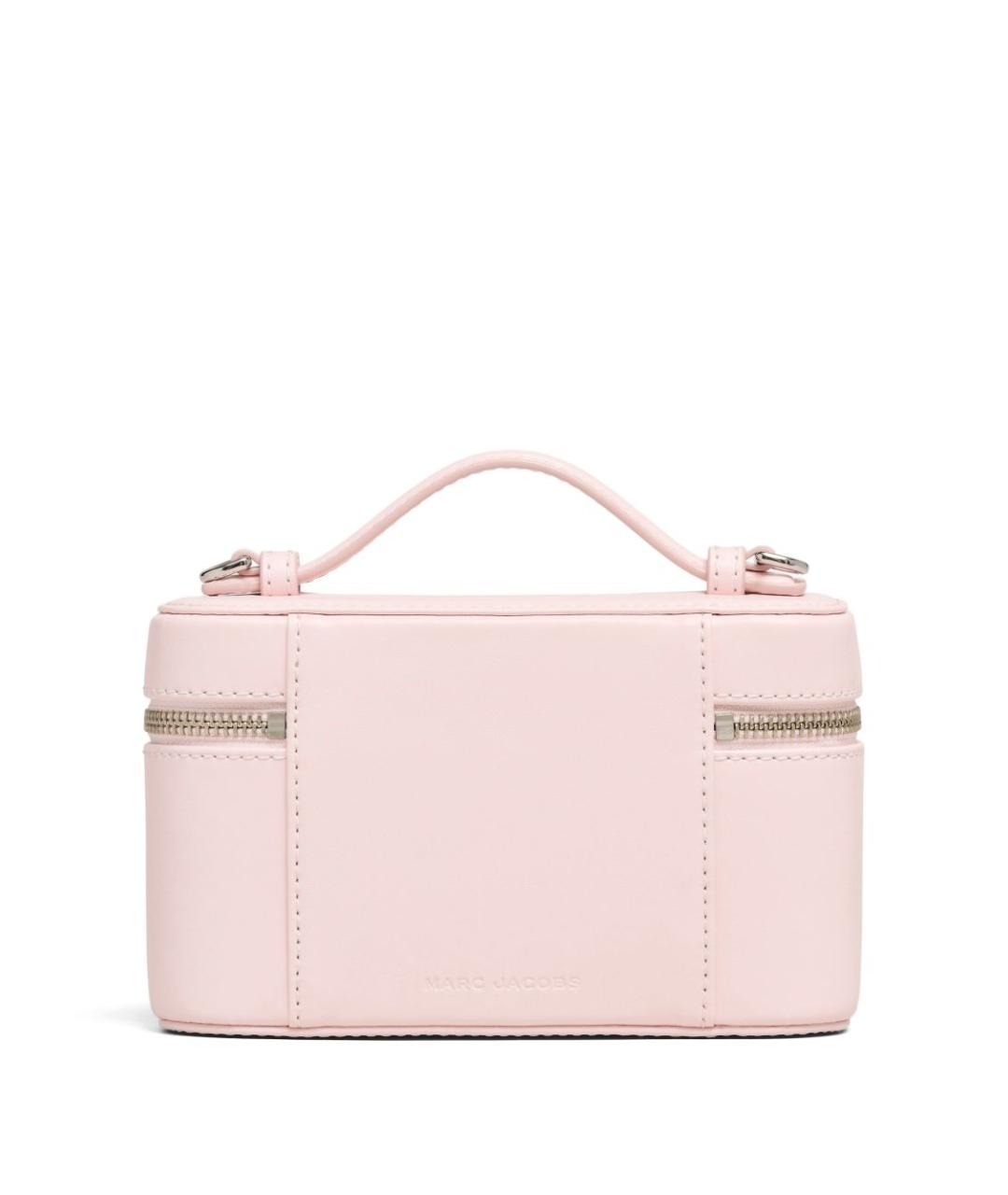 MARC JACOBS Розовая кожаная сумка с короткими ручками, фото 5