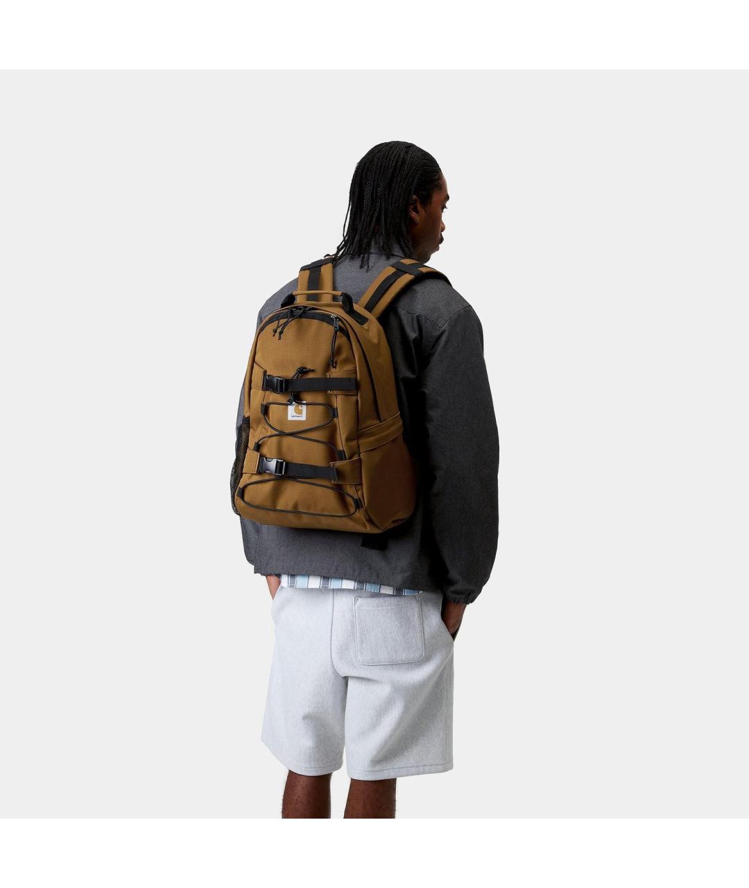 CARHARTT WIP Коричневый синтетический рюкзак, фото 2