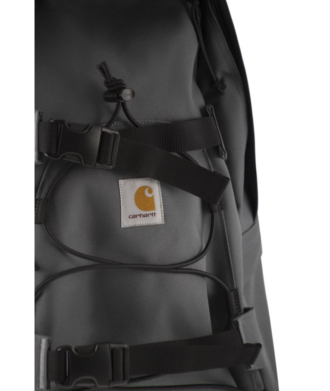 CARHARTT WIP Серый синтетический рюкзак, фото 5