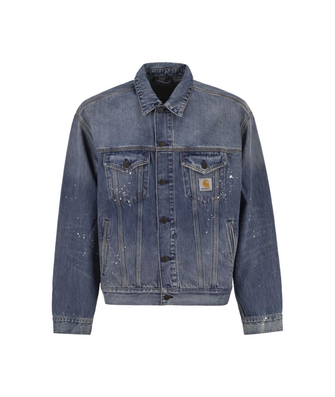 CARHARTT WIP Синяя хлопковая куртка, фото 1