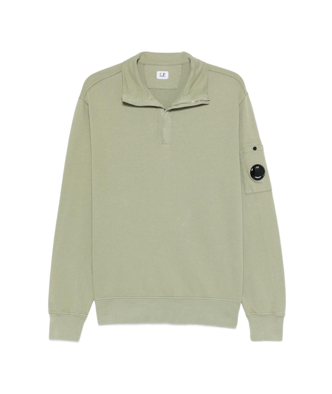 CP COMPANY Хаки хлопковый джемпер / свитер, фото 1
