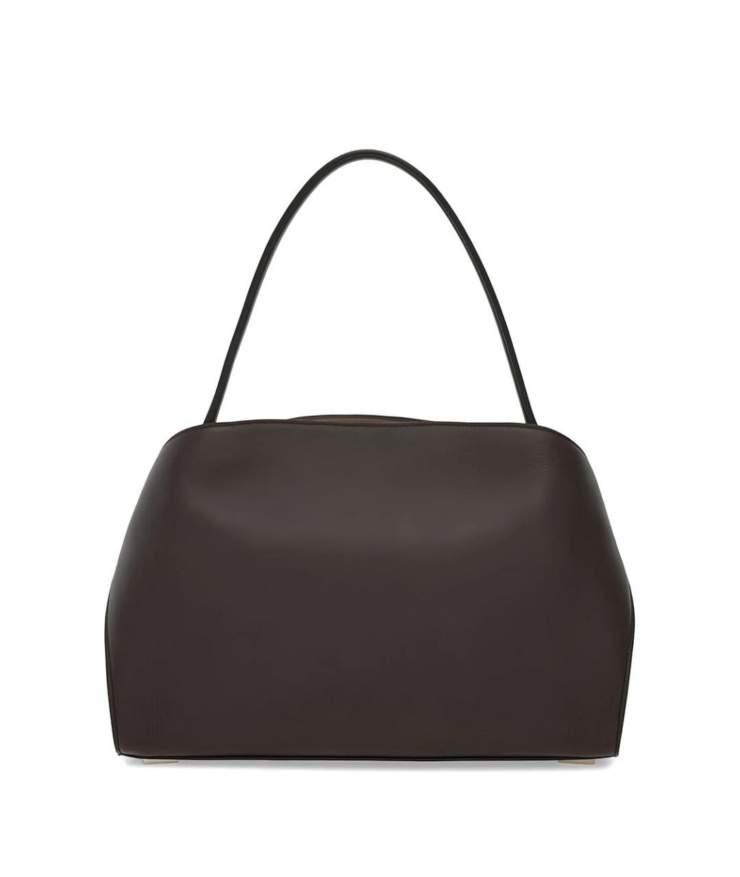 FERRAGAMO Коричневая кожаная сумка тоут, фото 3