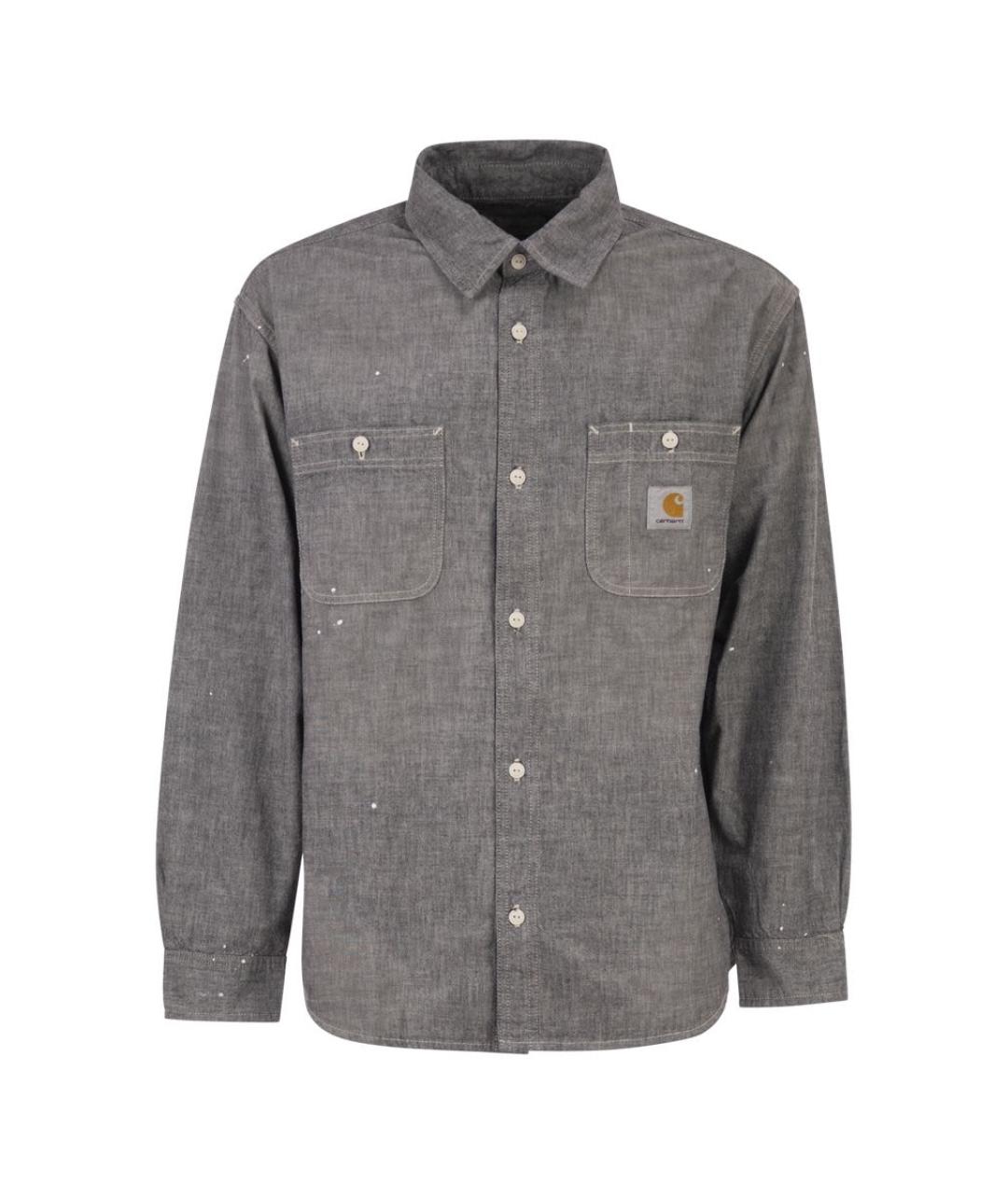 CARHARTT WIP Серая хлопковая рубашка, фото 1