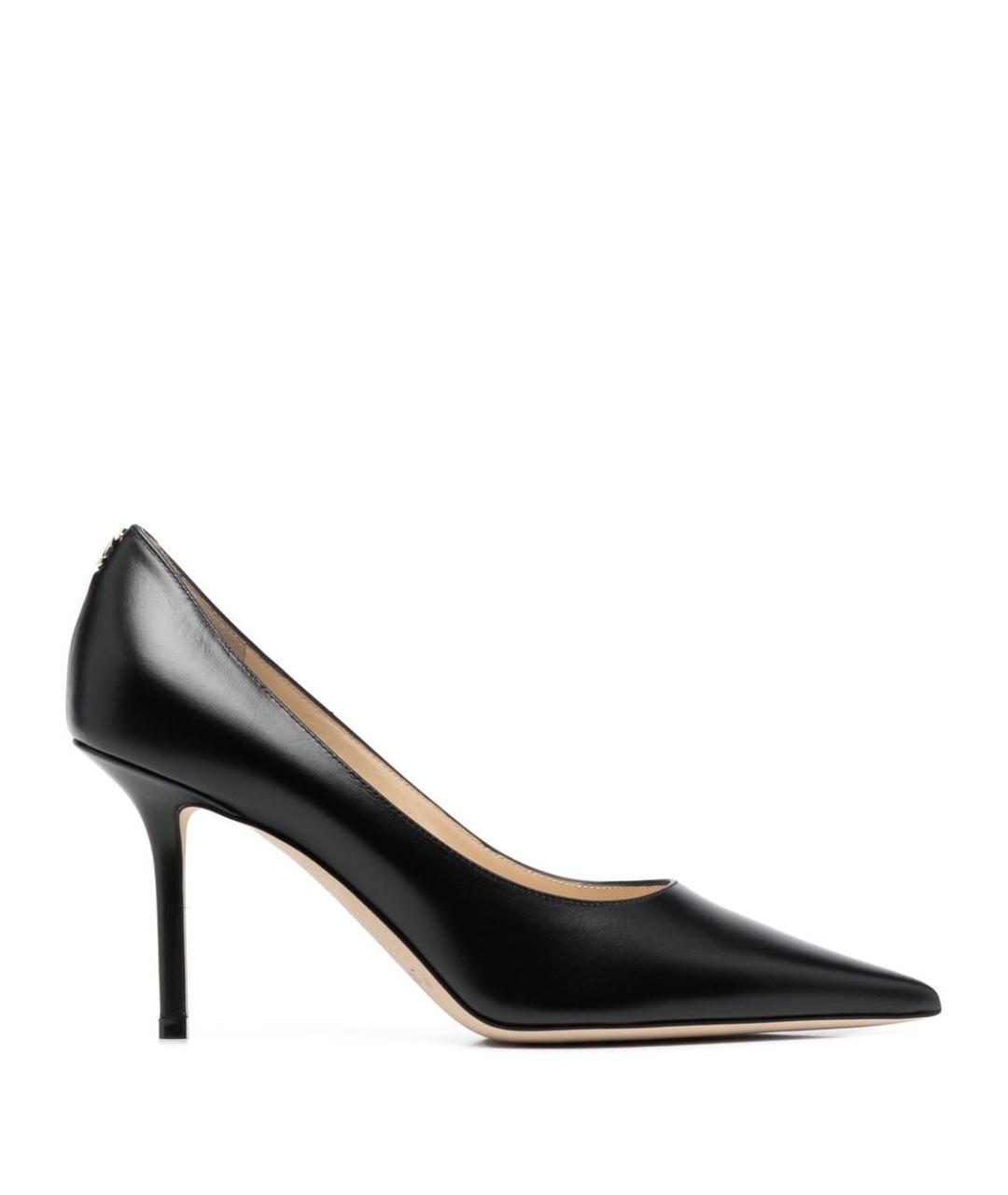 JIMMY CHOO Черные кожаные туфли, фото 1