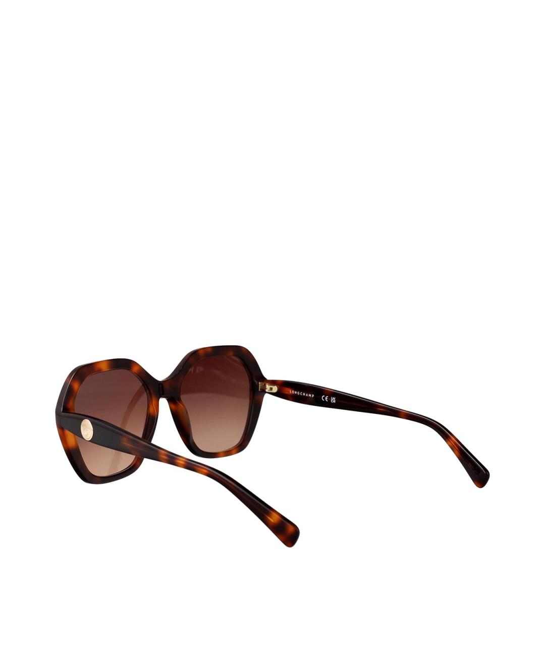 LONGCHAMP Коричневые солнцезащитные очки, фото 4