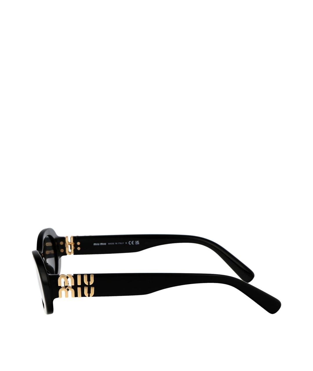 MIU MIU Черные солнцезащитные очки, фото 3