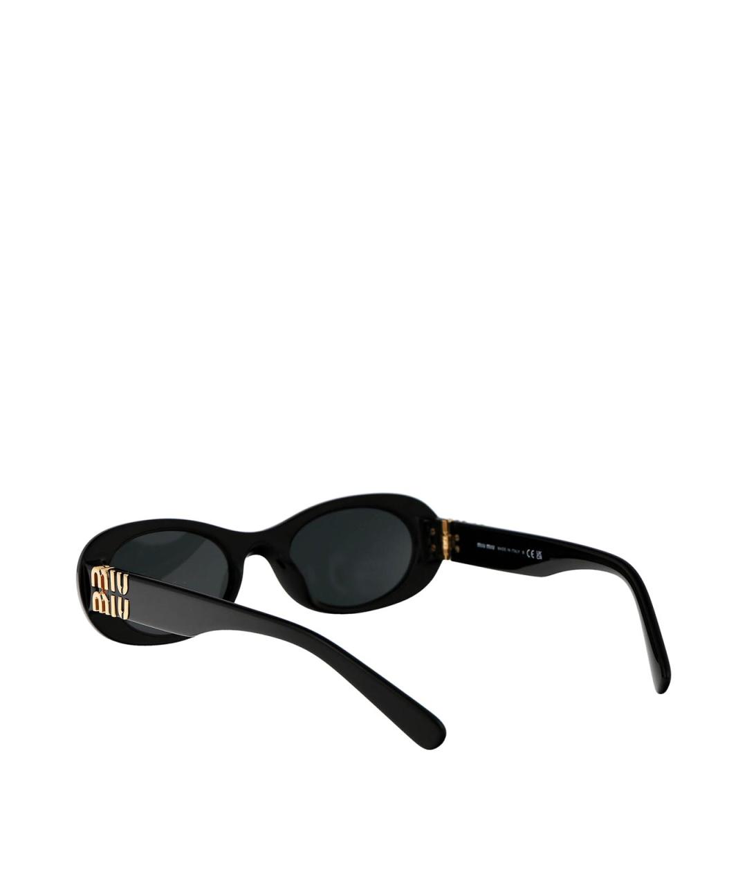 MIU MIU Черные солнцезащитные очки, фото 4