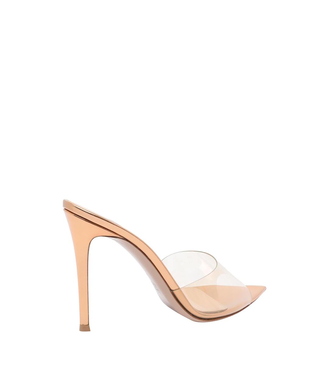 GIANVITO ROSSI Коричневые кожаные туфли, фото 3