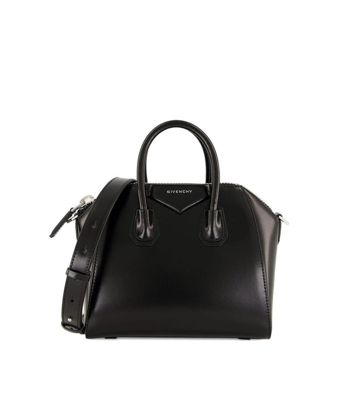 GIVENCHY Черная кожаная сумка тоут, фото 1