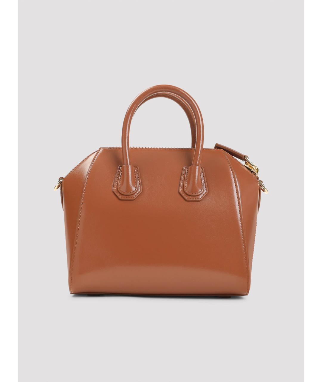 GIVENCHY Коричневая кожаная сумка тоут, фото 2