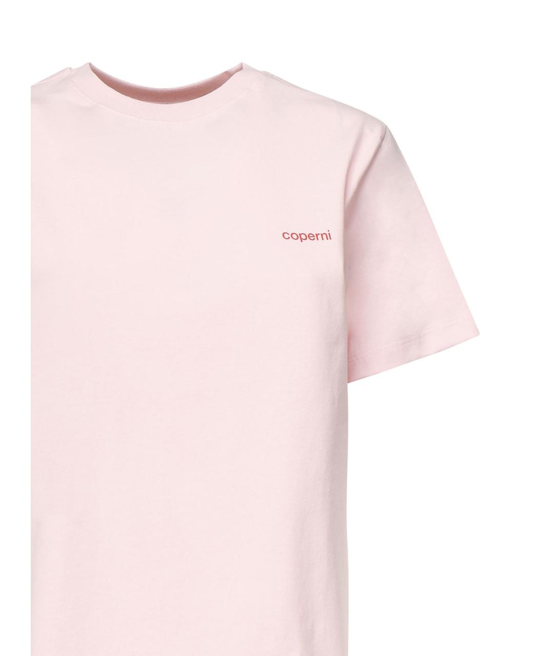 COPERNI Розовая хлопковая футболка, фото 2
