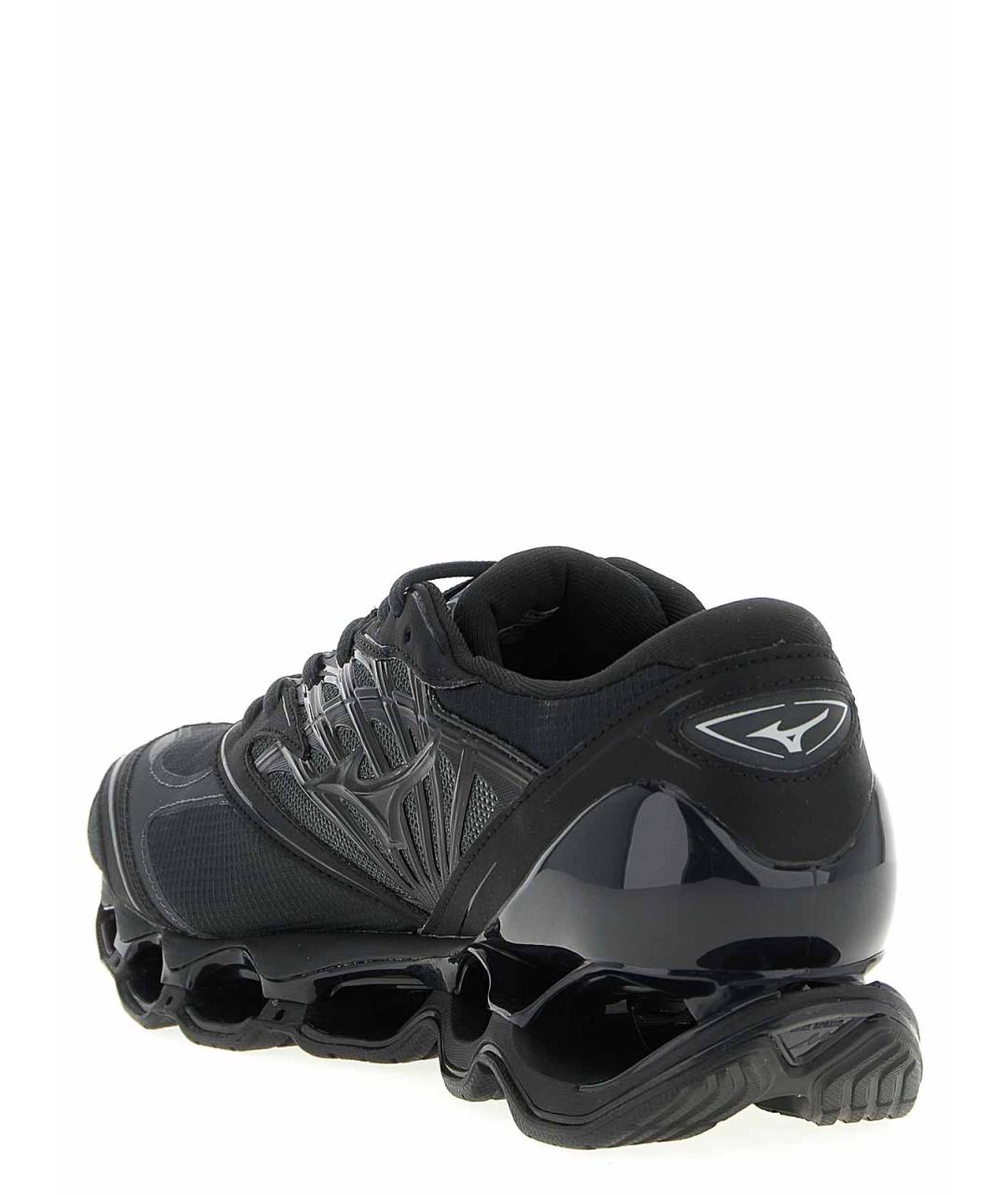 MIZUNO Черные кожаные низкие кроссовки / кеды, фото 3
