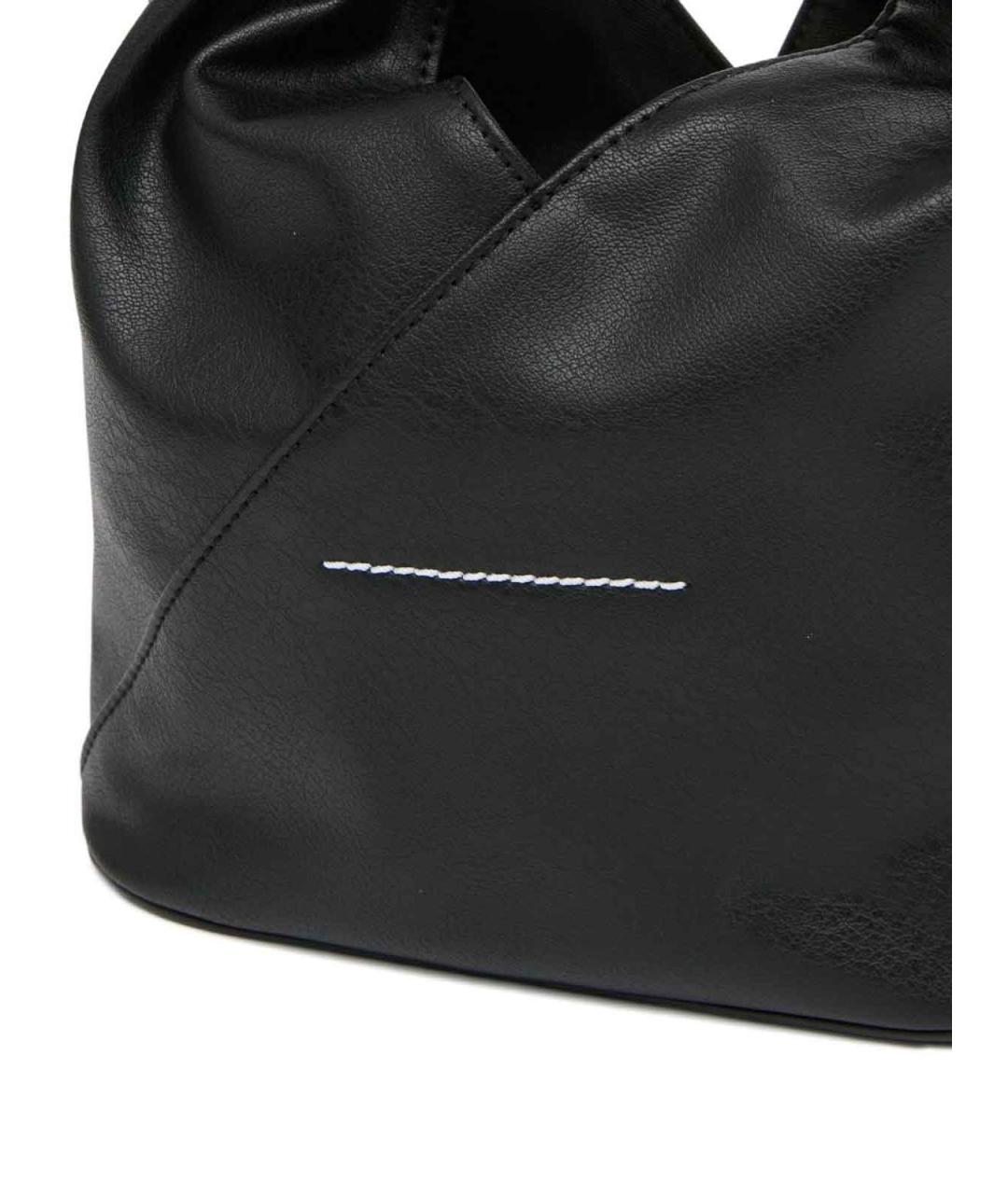MM6 MAISON MARGIELA Черная сумка тоут, фото 3