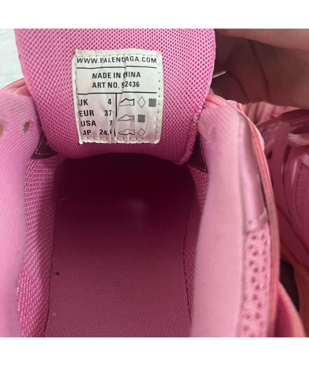 BALENCIAGA Розовые кроссовки, фото 5