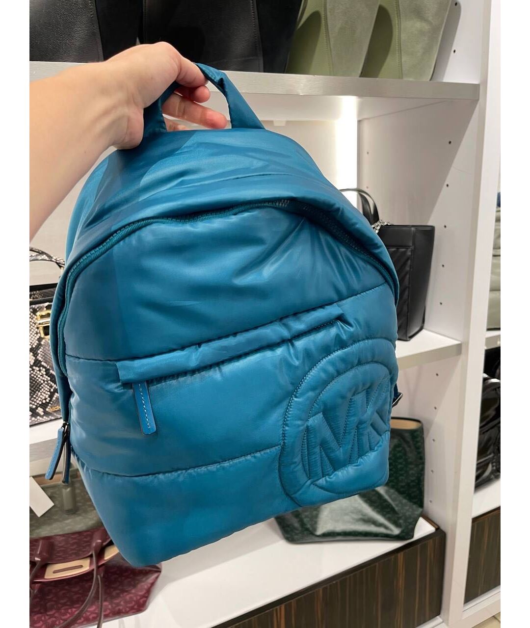 MICHAEL KORS Бирюзовый рюкзак, фото 8