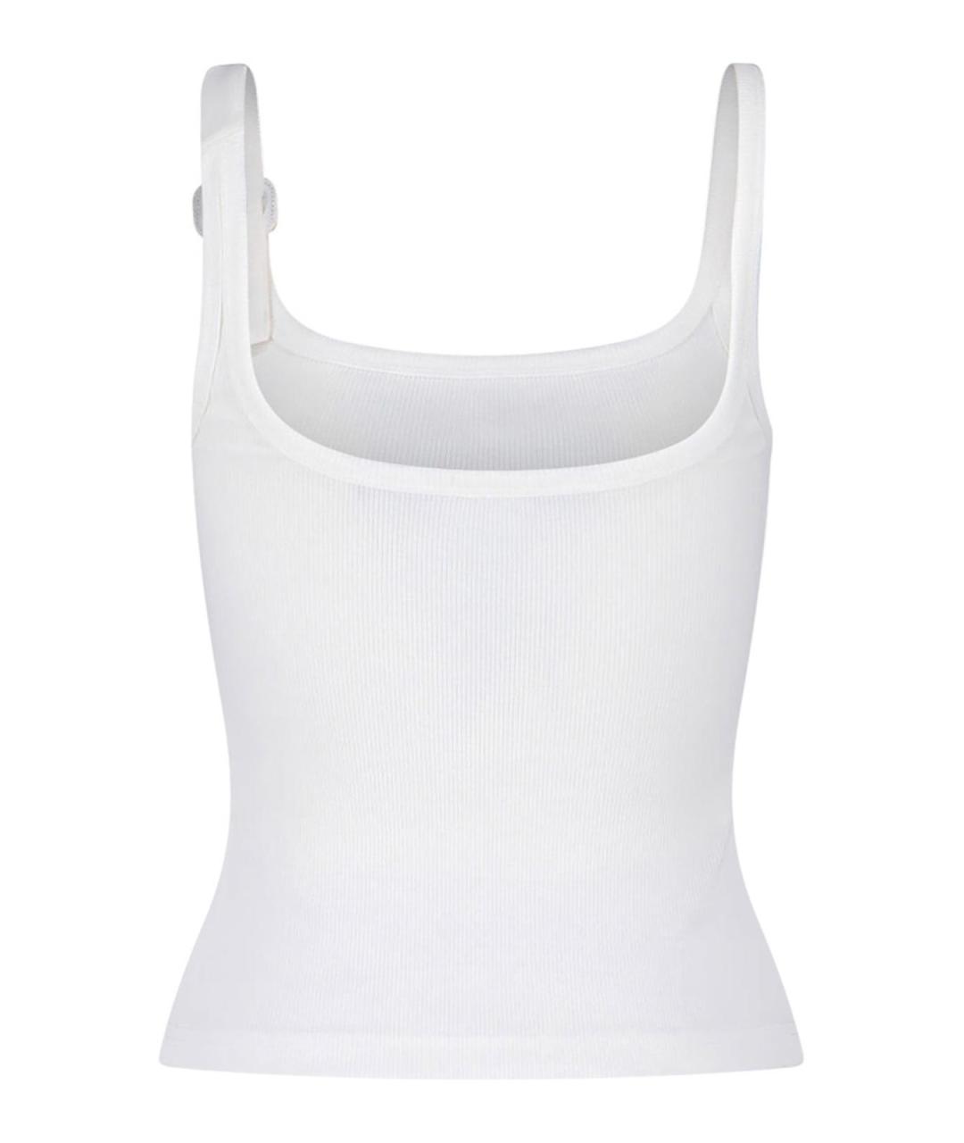COURREGES Белая хлопковая майка, фото 2