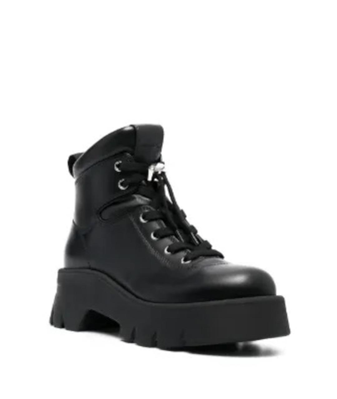 GIANVITO ROSSI Черные кожаные ботинки, фото 2