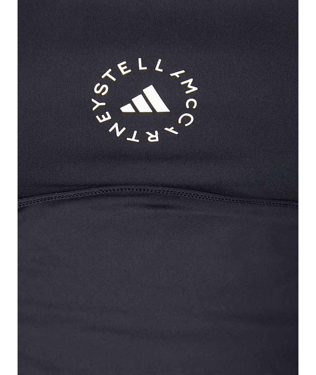 ADIDAS BY STELLA MCCARTNEY Черная полиамидовая майка, фото 3