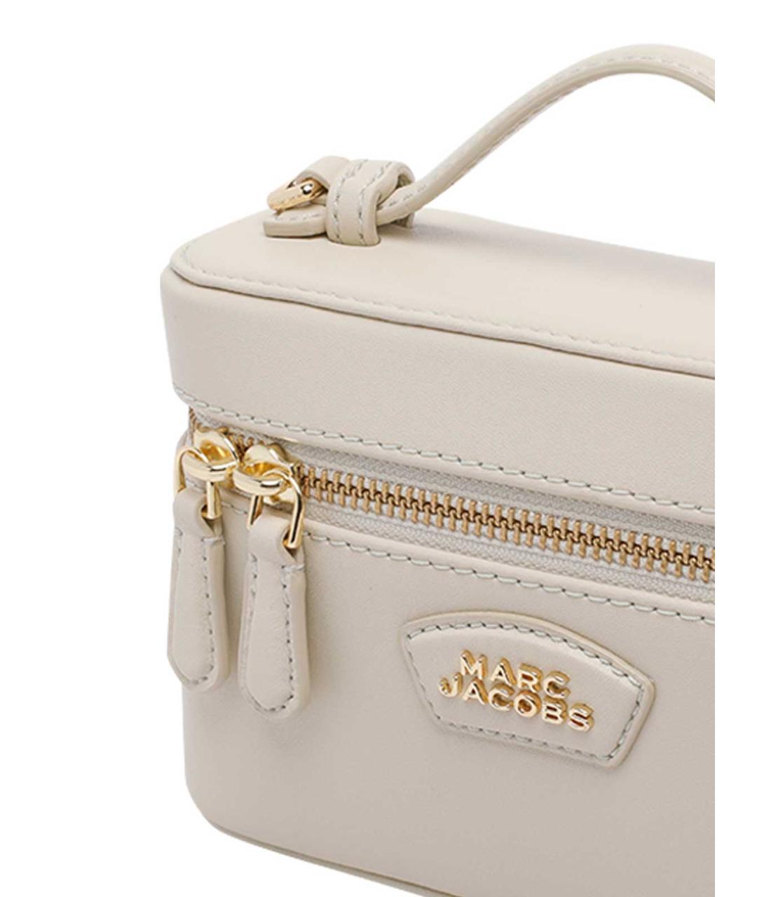MARC JACOBS Бежевая кожаная сумка через плечо, фото 4