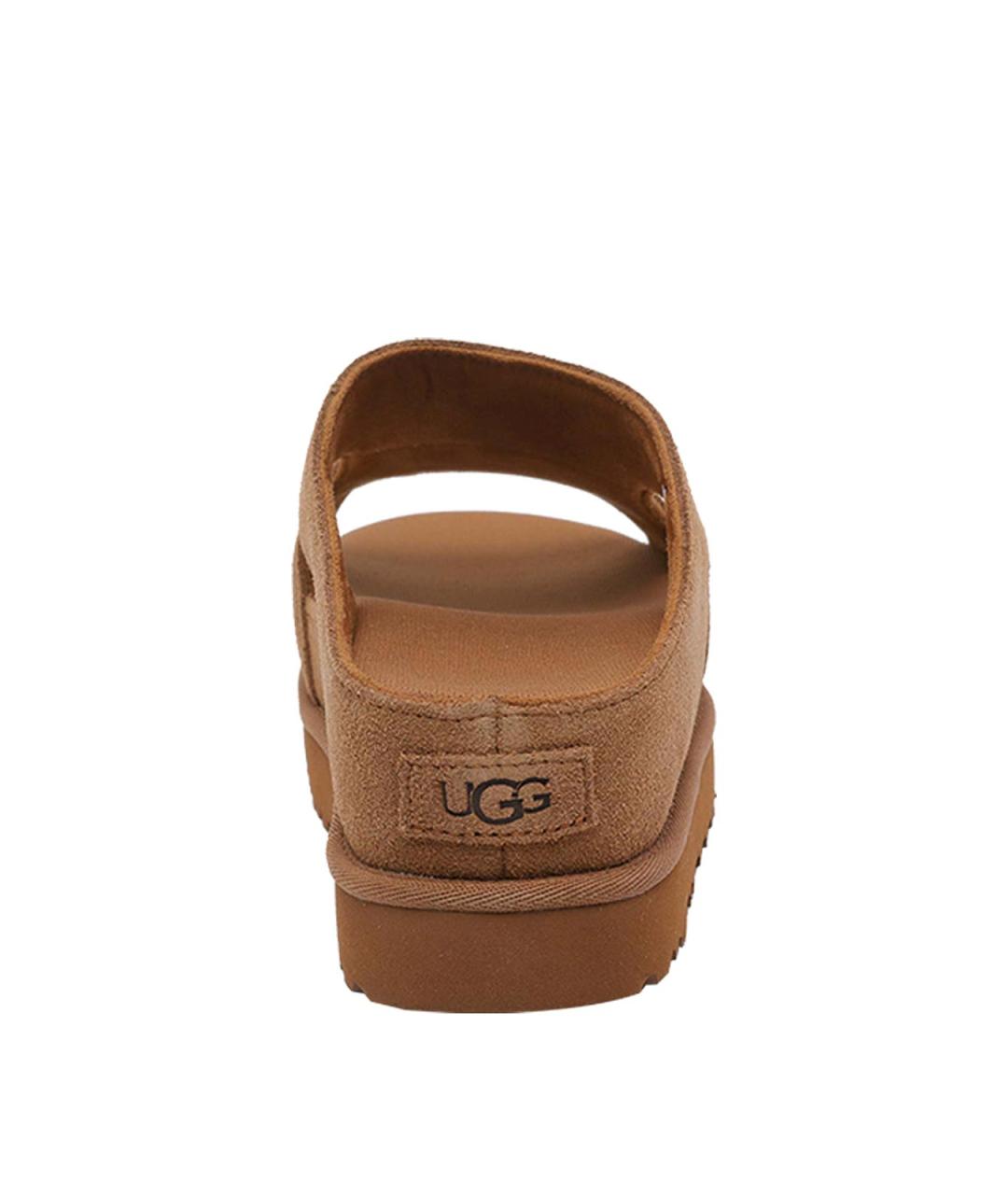 UGG Коричневые замшевые сандалии, фото 4