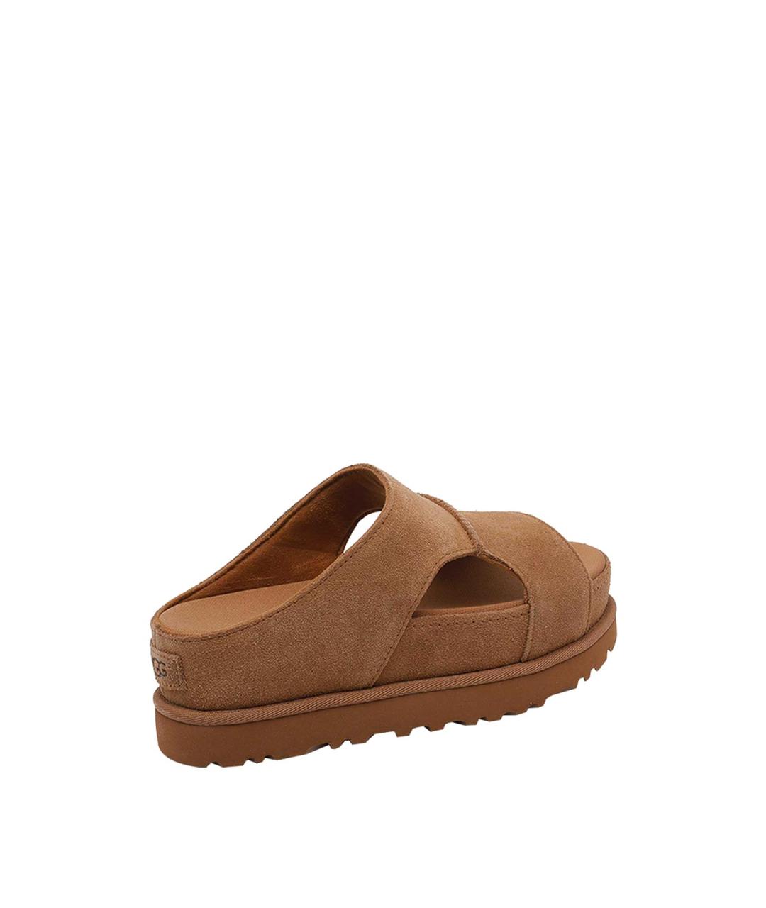UGG Коричневые замшевые сандалии, фото 3