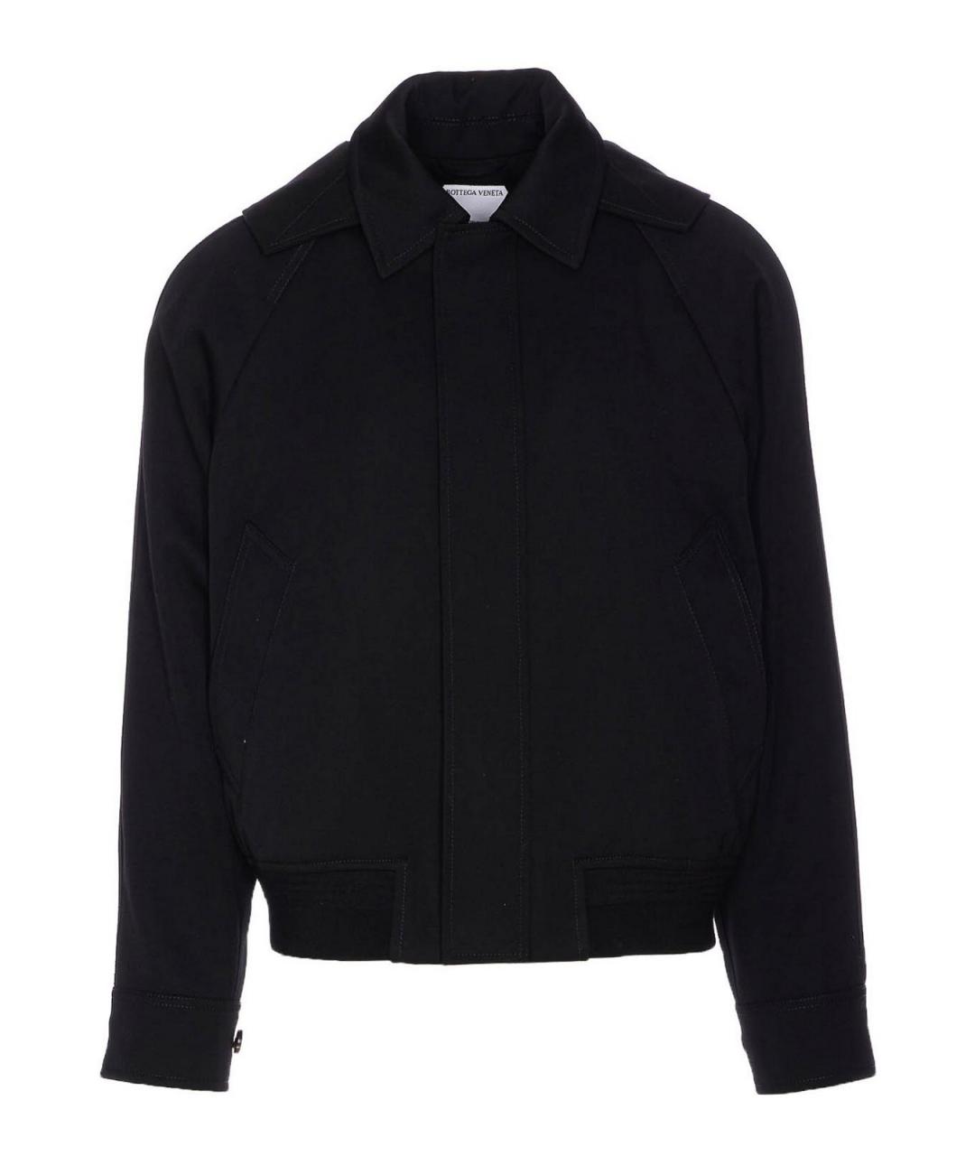 BOTTEGA VENETA Черная шерстяная куртка, фото 1