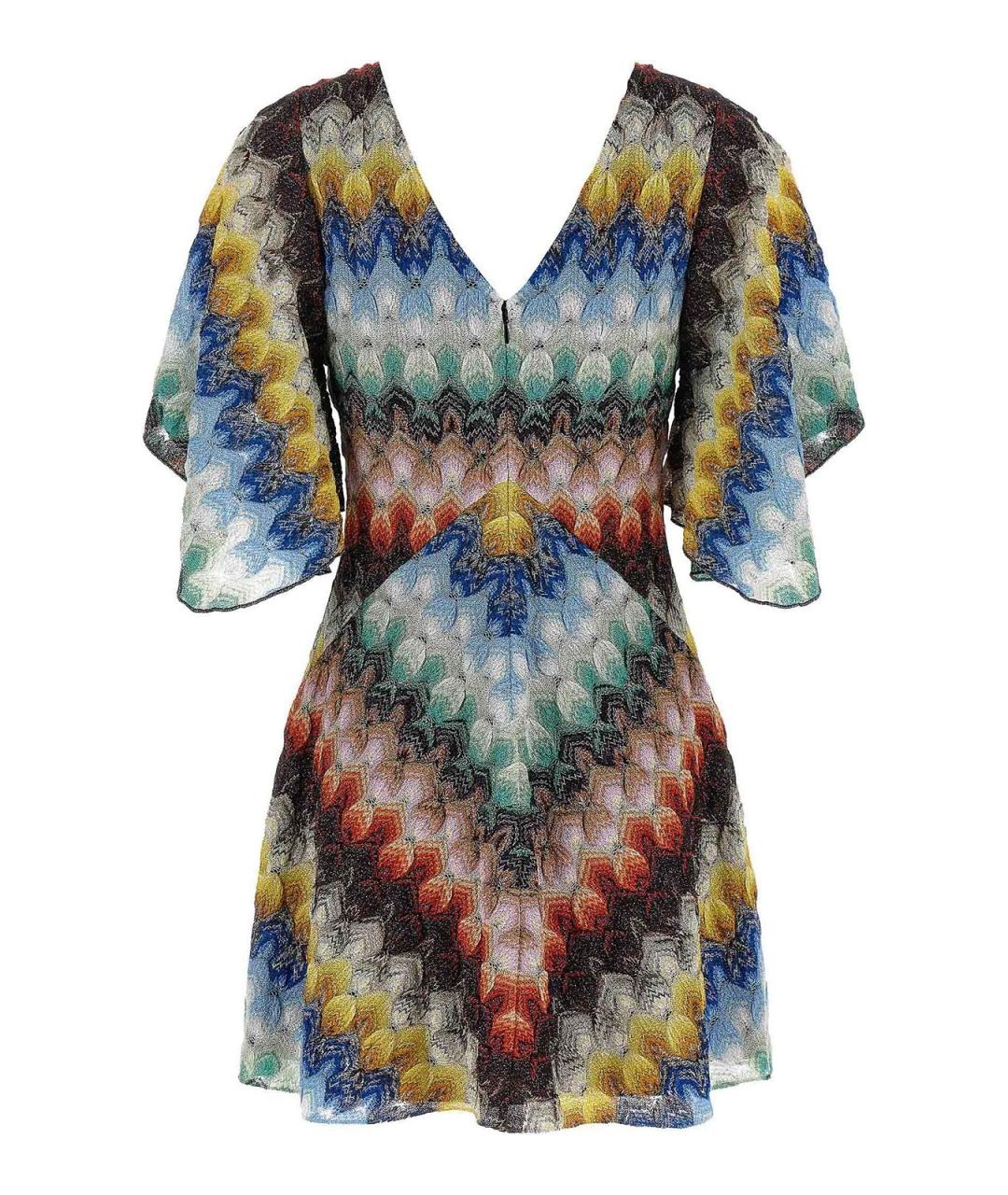 MISSONI Мульти вискозное повседневное платье, фото 2