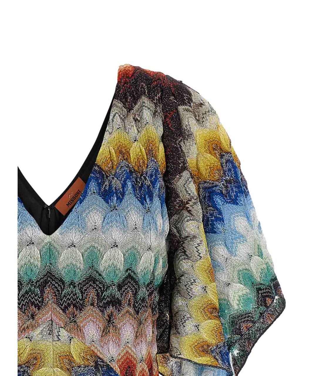 MISSONI Мульти вискозное повседневное платье, фото 3