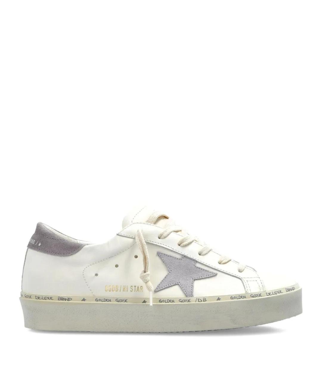 GOLDEN GOOSE DELUXE BRAND Белые кожаные кеды, фото 1