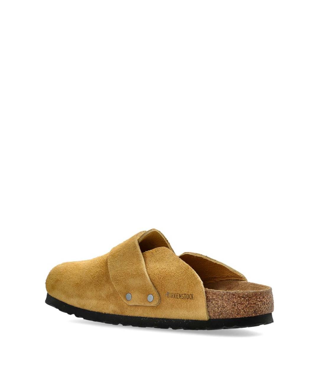 BIRKENSTOCK Желтые замшевые сабо, фото 5