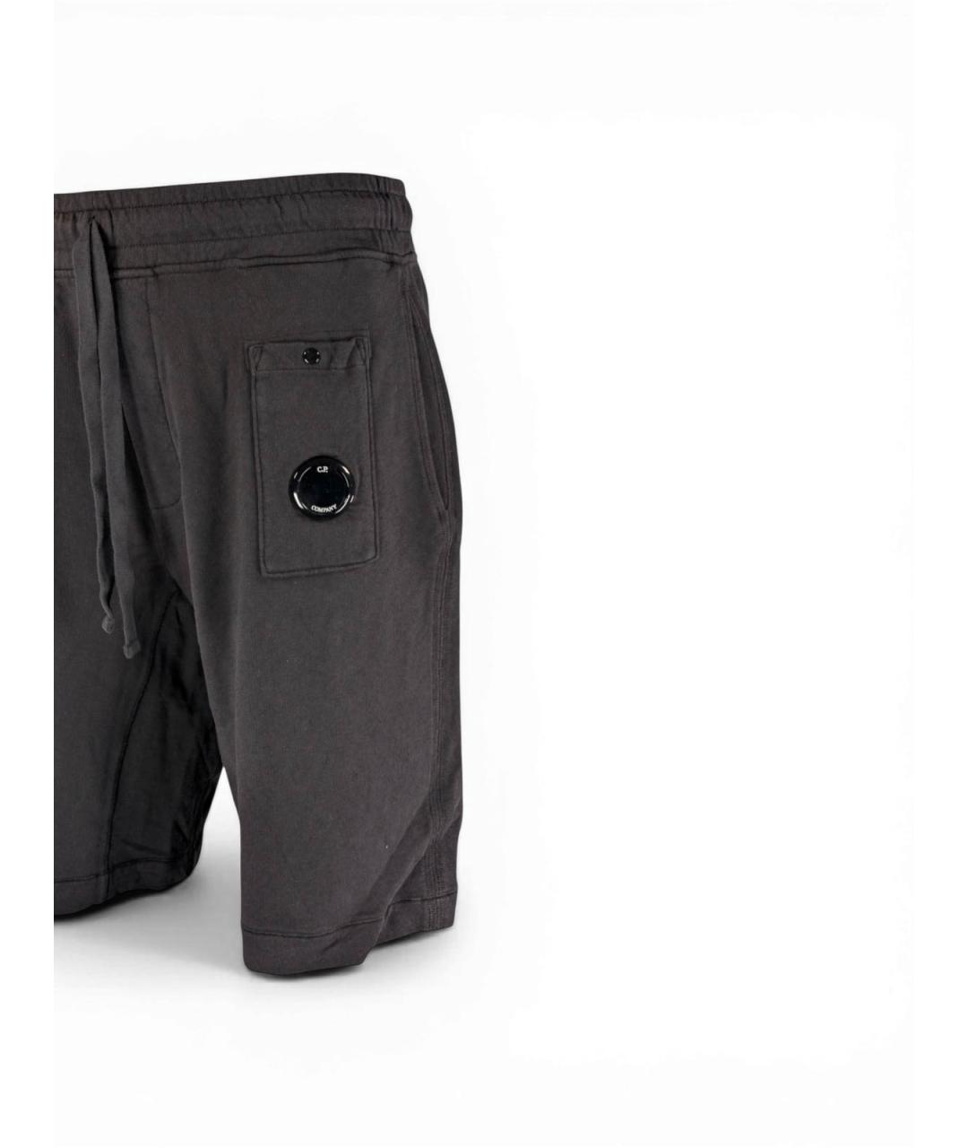 CP COMPANY Черные хлопковые шорты, фото 2