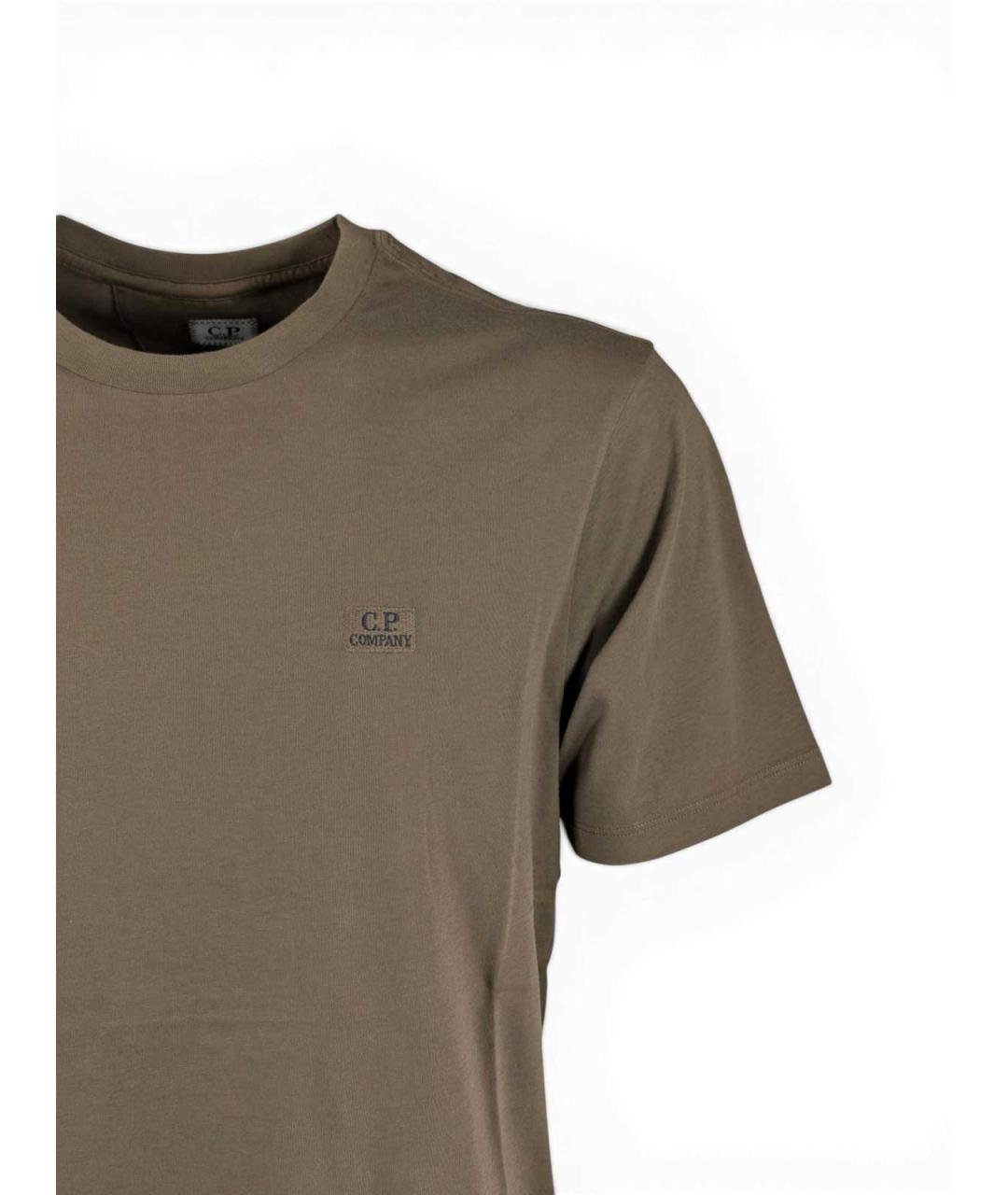 CP COMPANY Зеленое хлопковое поло с коротким рукавом, фото 2