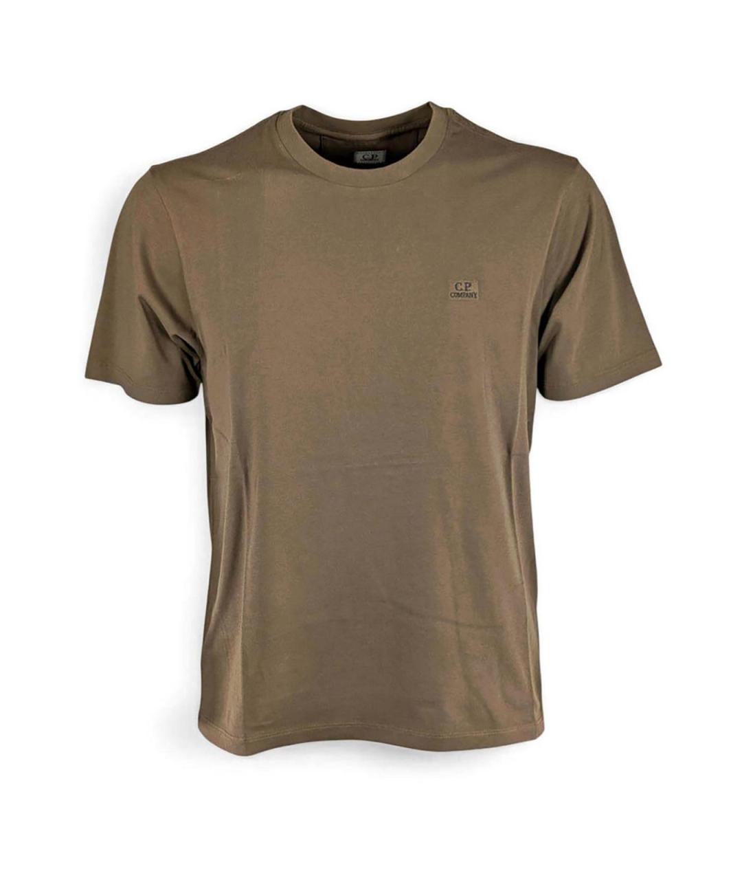 CP COMPANY Зеленое хлопковое поло с коротким рукавом, фото 1